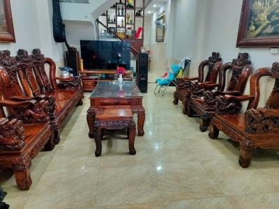 BỘ BÀN GHẾ GỖ CẨM LAI – CHẠM NGHÊ CAO CẤP